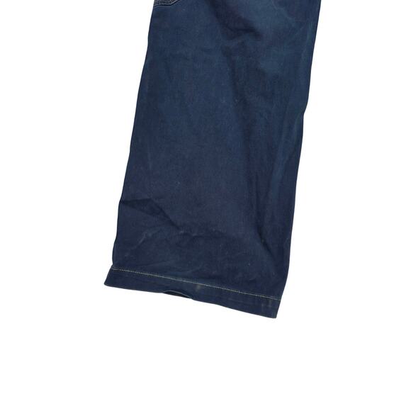 WILD FABLE Women's Dark Teal-Olive Stitching Cargo Jeans - Picture 3 of 5